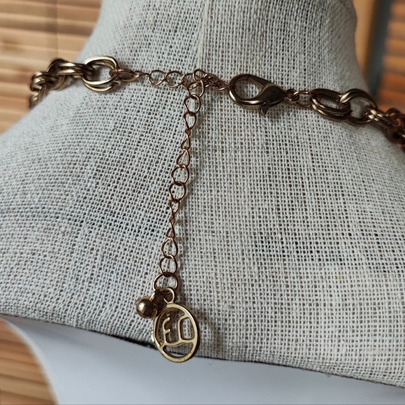 Erica Lyons EL Seashell Faux Pearl Glass Beaded Necklace Starfish Turquoise EUC - Picture 5 of 15